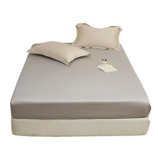 100s长绒棉全棉床单单件 简约纯色纯棉单品床笠定制床垫套罩床套