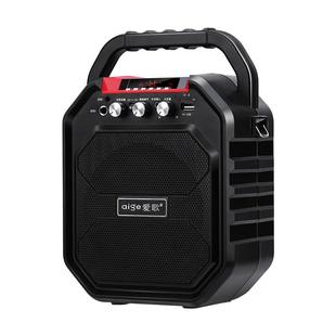 爱歌广场舞音响大音量无线蓝牙K歌户外家用唱歌小音箱话筒低音炮