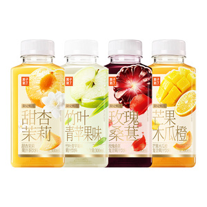 果子熟了山野果汁甜杏茉莉玫瑰桑葚芒果木瓜橙15瓶复合饮料