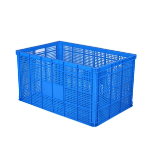 长方形周转筐加厚塑料筐大号快递分拣框带轮服装筐水果蔬菜塑胶箱