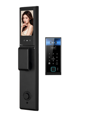 防水人脸识别智能门锁