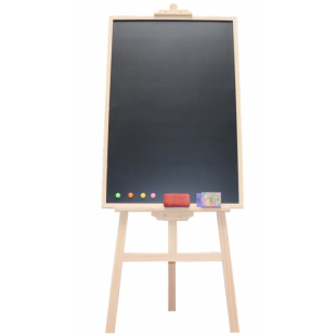 实木支架式小黑板店铺用广告牌餐厅门口手写黑板立牌木架立式落地