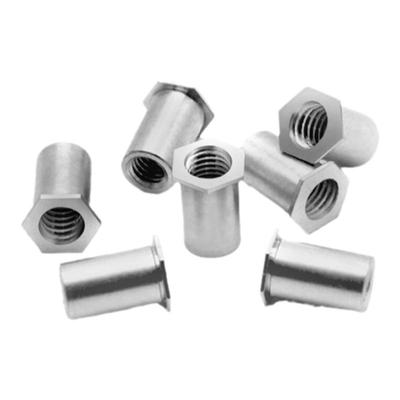 不锈铁通孔压铆螺柱SO4-M4