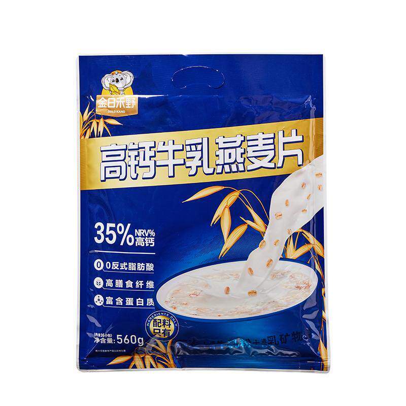 金日禾野高钙牛乳燕麦片独立包装