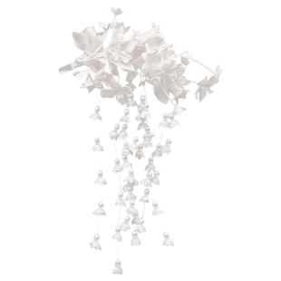 白月光铃兰花流苏发夹新中式国风汉服头饰侧边夹配饰花朵新娘发饰