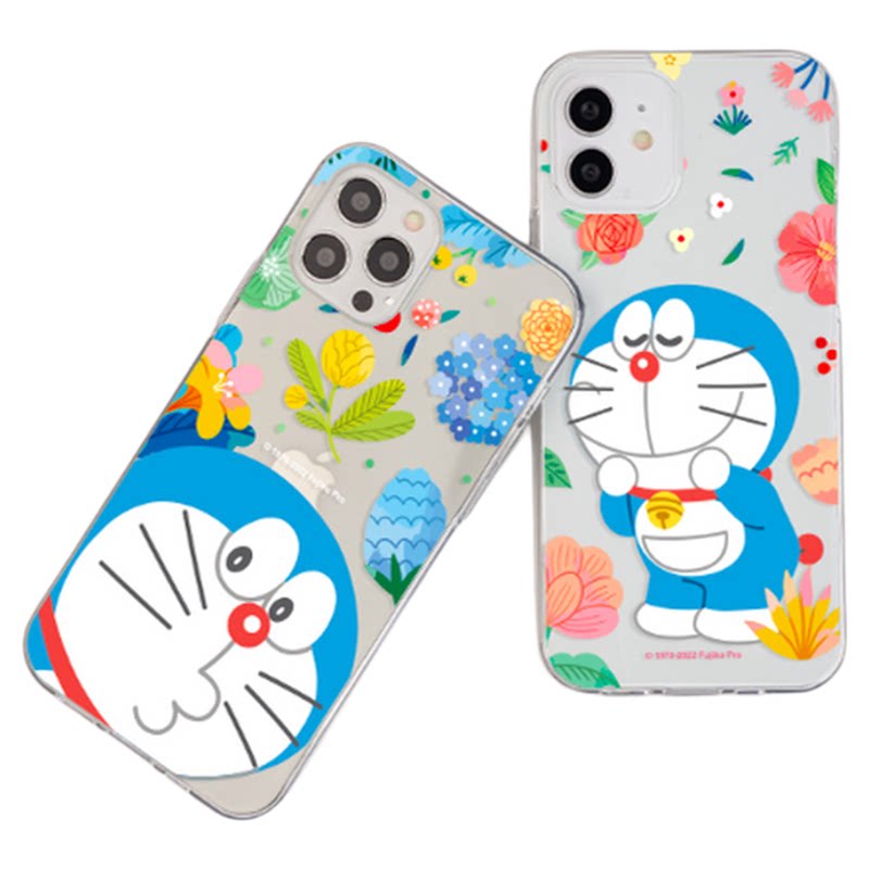 韩国COQUAD哆啦A梦哆啦美卡通动漫可爱少女心适用苹果iPhone15proMax14透明13流沙17promax防摔手机壳保护套
