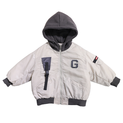 啦芙莱夹棉夹克中大童棉服外套