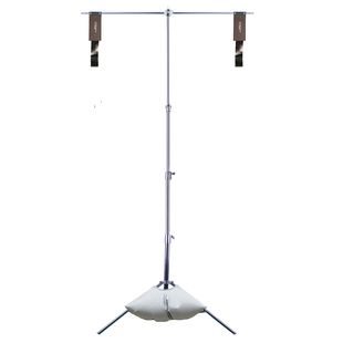 运动守望者T型羽毛球挥拍训练器高远球动作练习器步伐跳杀陪练器