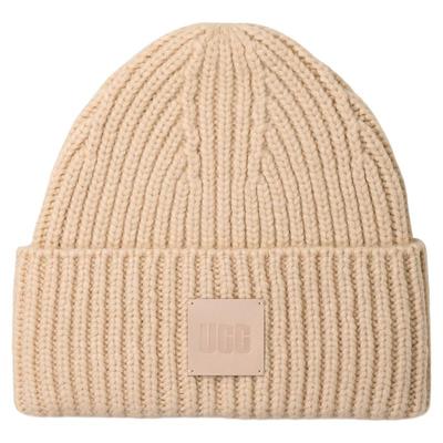 UGG潮流休闲粗罗纹毛线帽针织帽