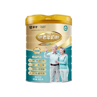 蒙牛中老年多维高钙奶粉铂金装添加益生菌无添加蔗糖优质蛋白质