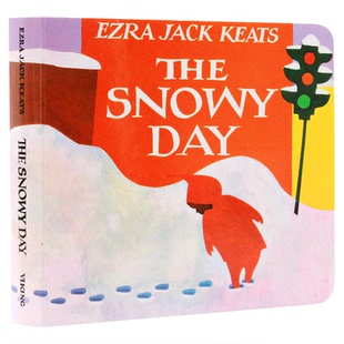 The Snowy Day 下雪天 英文原版绘本 凯迪克奖作品 儿童场景纸板书 儿童启蒙图画故事 Christmas圣诞节绘本