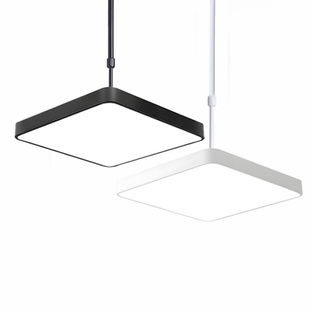 led升降吊灯店铺商用棋牌室麻将理发伸缩简约茶楼包间饭店工业风