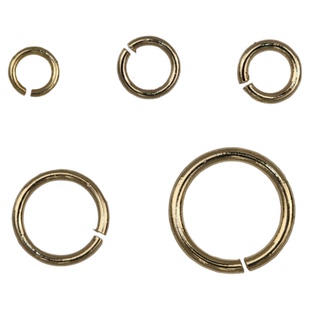 DIY 18K包金保色开口圈珍珠手链项链diy饰品配件连接环收尾圈单圈