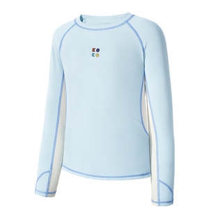 KK树儿童速干衣男童女孩t恤长袖防晒凉感吸湿透气宝宝上衣春夏