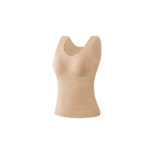 贝迪纯少女保暖背心发育期文胸初高中学生免穿内衣加绒发热秋冬