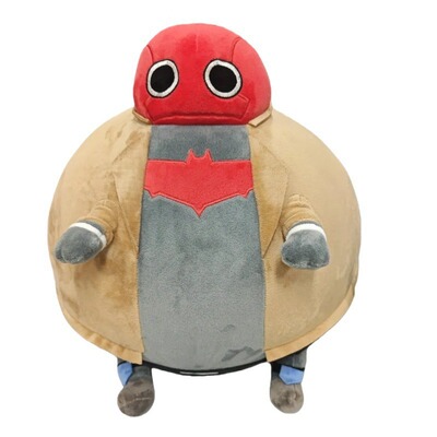 jason todd plush胖杰森蝙蝠侠圆滚滚毛绒儿童可爱卡通玩偶公仔