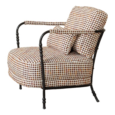 法式中古铁艺沙发椅家用客厅