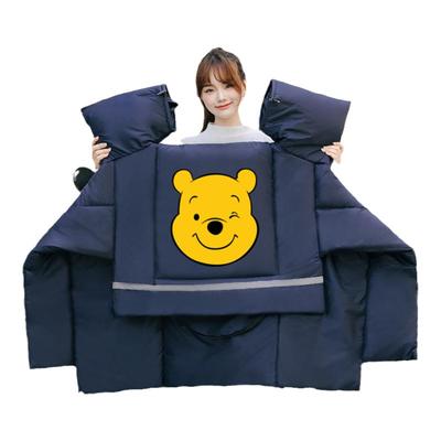 冬季双面防水电动车挡风被加厚