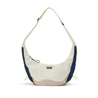 Across原创设计潮牌斜挎包女休闲便携单肩包男挎包通勤百搭饺子包