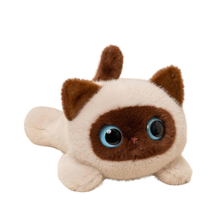 可爱小黑猫玩偶暹罗猫咪公仔生日礼物送女生朋友闺蜜孩子实用高级