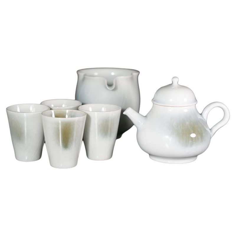 墨黛景德镇纯手工茶具套装
