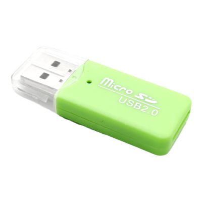 冰爽读卡器 TF手机内存卡读卡器 迷你读卡器USB2.0  读小卡内存卡