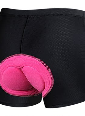 女款骑行内裤减震透气屁垫带坐垫