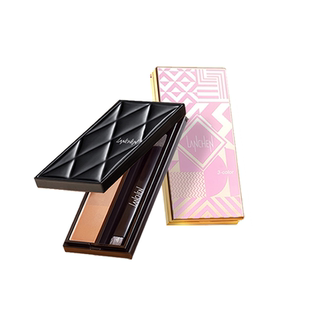 蓝秀三色眉粉持久不易脱色眉笔防水防汗眼影修容三合一初学者正品