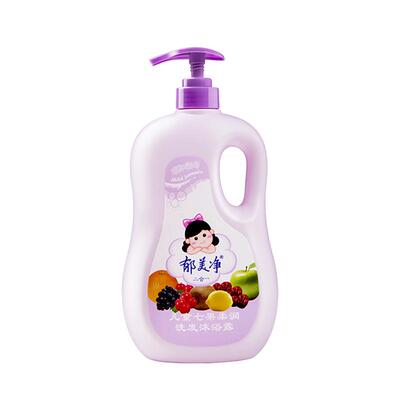 郁美净正品七果儿童洗发水沐浴露