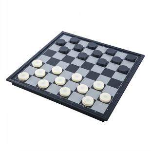 友邦国际跳棋磁性64格折叠棋盘套装小学生儿童西洋跳棋UB比赛专用