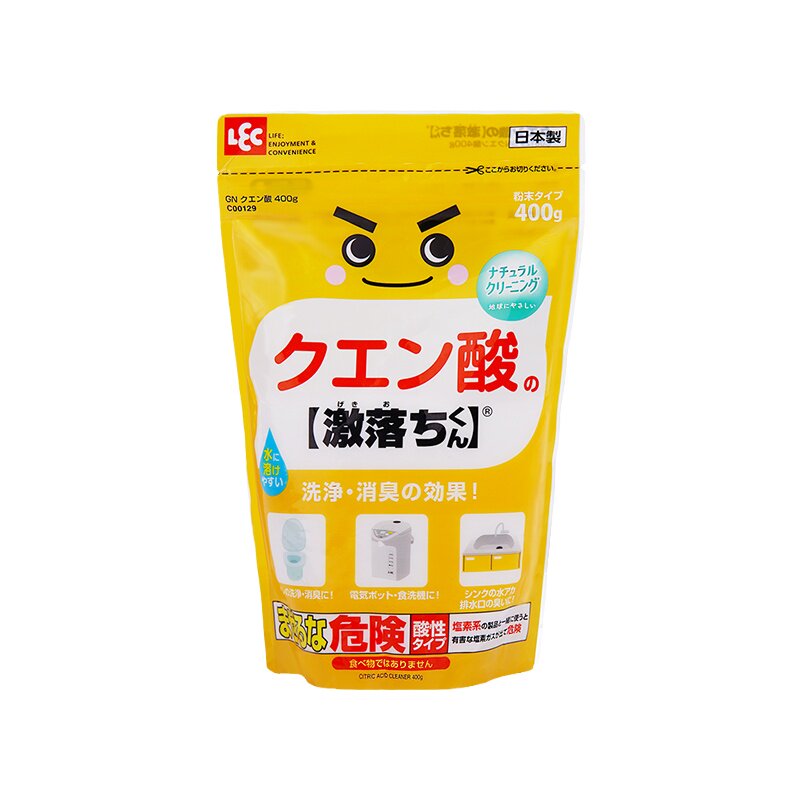 日本进口LEC柠檬酸除垢剂电热水壶水垢茶垢咖啡机清除洁剂食品级