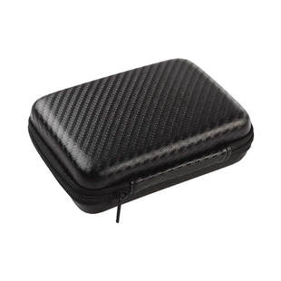 EVA工具盒收纳包仪表便携配套黑色带草席纹加厚硬 外尺寸12*8*4cm