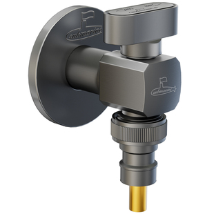 潜水艇洗衣机水龙头自动止水阀大流量球芯4分角阀全铜6分接嘴家用