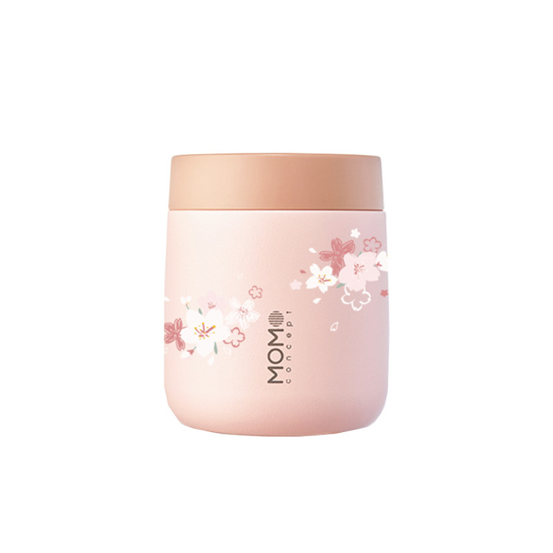 日本momo保温杯樱花限定款