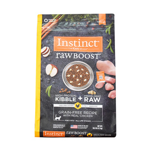 Instinct生鲜本能百利高蛋白无谷鸡肉成幼猫粮含冻干散装试吃500g