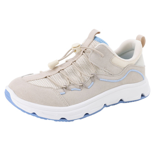 Pansy盼喜日本女鞋2026年春季新款透气轻便免系带户外运动休闲鞋