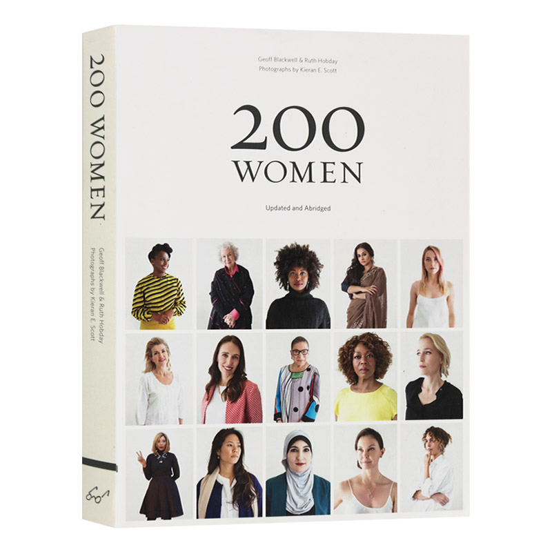 英文原版 200 Women 200位改变你看世界方式的女性 进口艺术 励志人生感悟 英文版