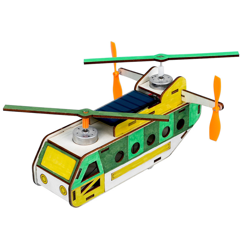 双桨太阳能飞机客机模型科学实验