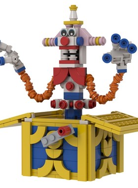 迷宫巫跨境新品FNAF模仿者儿童人之谜音乐积木小丑八音盒玩具