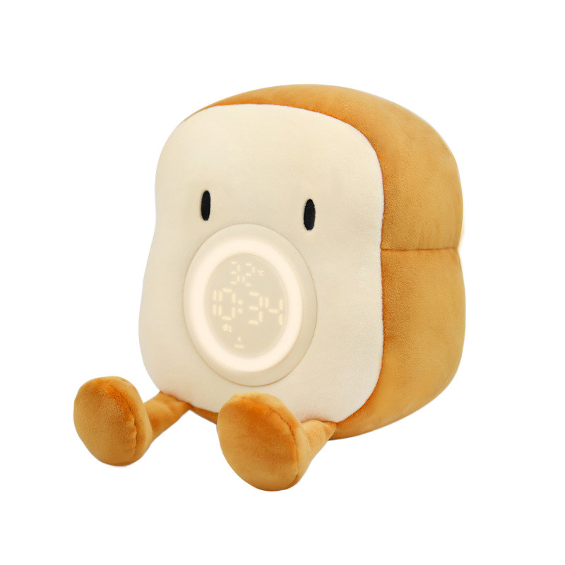 Toast Plush | Alarm Clock Lamp 吐司毛绒闹钟伴睡灯 2in1设计