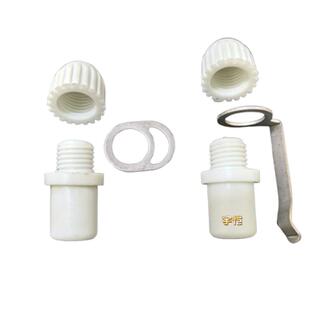 旗杆配件堵头挂件尼龙材料子母扣可旋螺帽适用22MM直径圆管