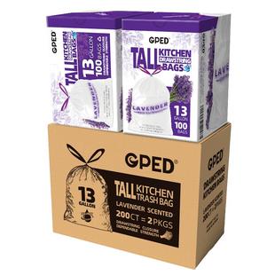 穿绳式家用大号垃圾袋盒装抽取型厨房用清洁袋带香味防止异味50升