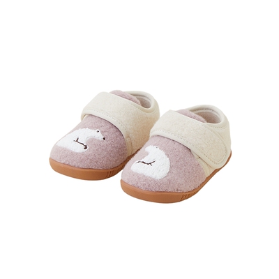 papa冬季宝宝学步鞋魔术贴防滑