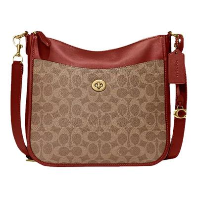 经典老花女包COACH/蔻驰斜挎复古