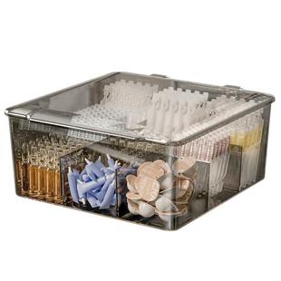 次抛收纳盒防尘亚克力安瓶精华液整理护肤品口红香水小样收纳盒