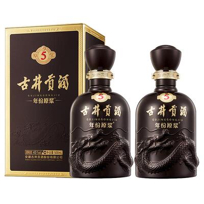 古井贡酒年份原浆古5浓香型白酒