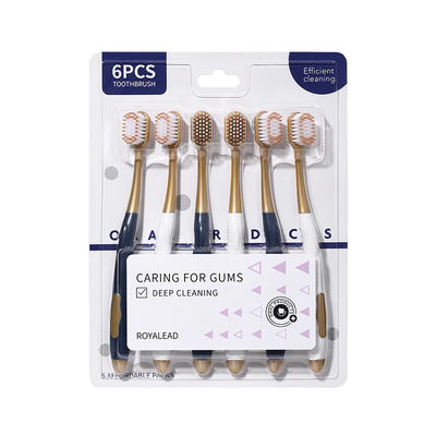 新款三面清洁软毛牙刷