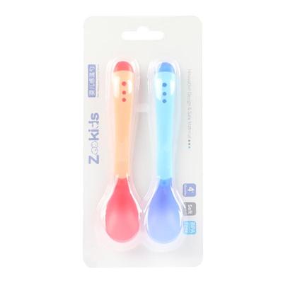 婴儿感温勺卓亲餐具套装