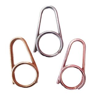 浩茗尚格手工不锈钢黄铜顺6形时尚钥匙链户外快拆汽车快挂饰品链