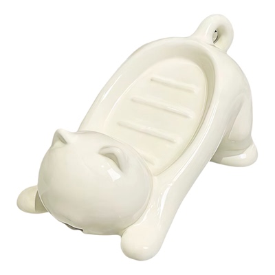 肥皂盒沥水卡通可爱猫咪香皂盒